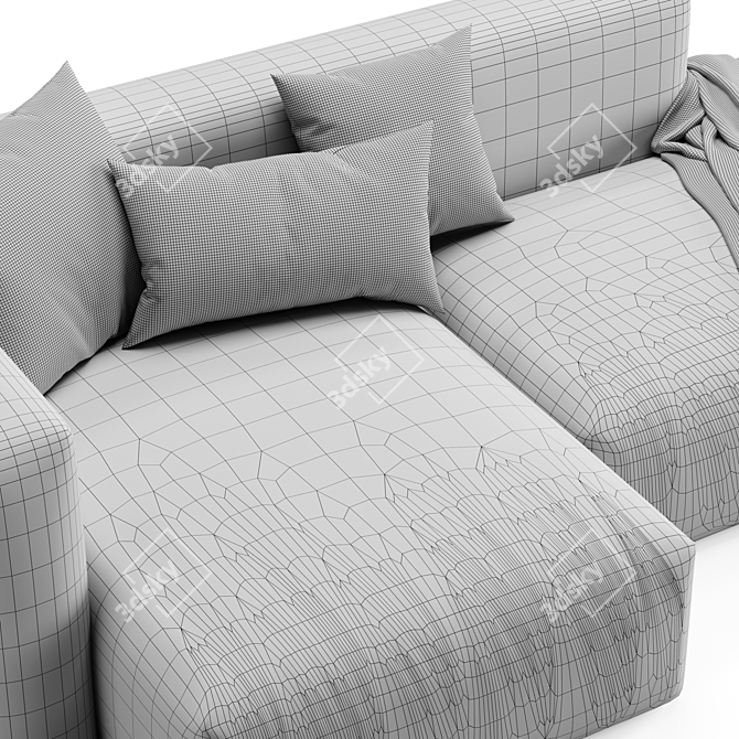 Contemporary Mags Soft Corner Sofa 3D model image 6