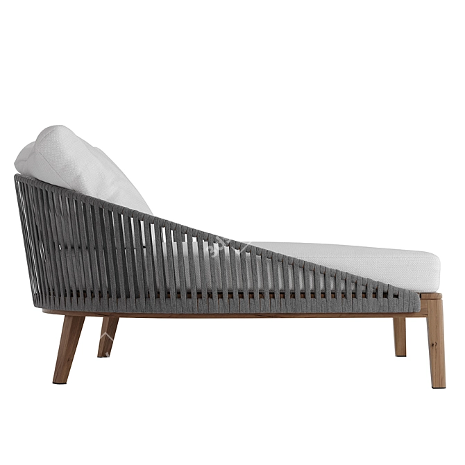 Tribu Mood Lounge Bed, 162x174x69 cm 3D model image 5