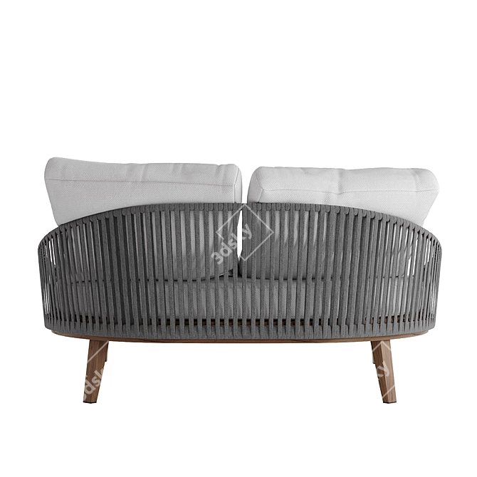 Tribu Mood Lounge Bed, 162x174x69 cm 3D model image 7