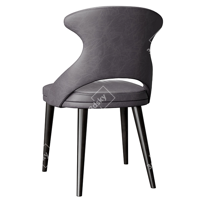 Modern Elegance Seating: Tirolo Wings Chair 3D model image 3