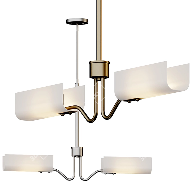 Manhasset Modern Kitchen Pendant Light 3D model image 1