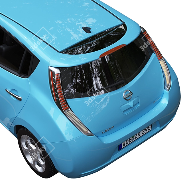 Electric Car Nissan Leaf 2011 3D model image 6