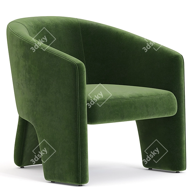 Modern Fae Armchair 2014 Edition 3D model image 2