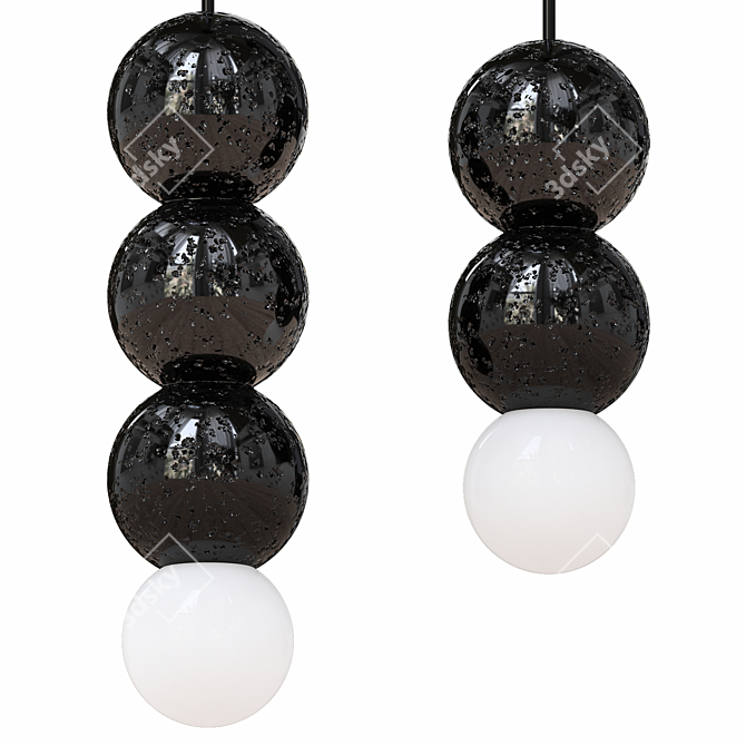 Elegant Black 3D Model 3D model image 2