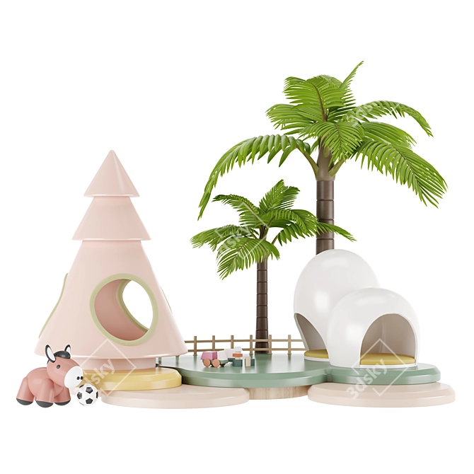 Child's Dream Set: 3D Toys 3D model image 1