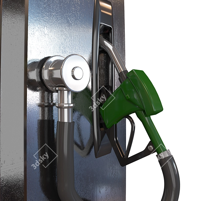 VRay Gas Station Pump Model 3D model image 5