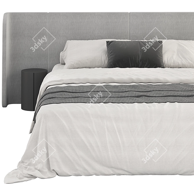 Modern Highwall Lori Bed 3D model image 3