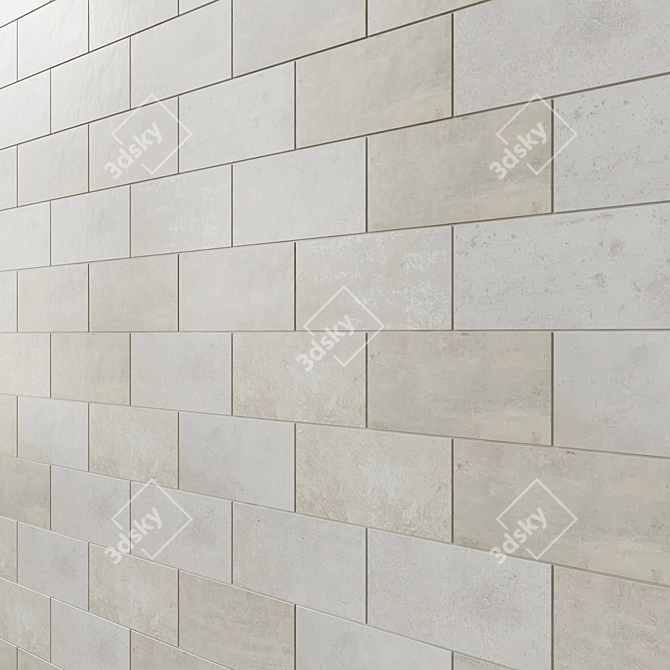 MSI Capella Brick Mosaic Tile 3D model image 3