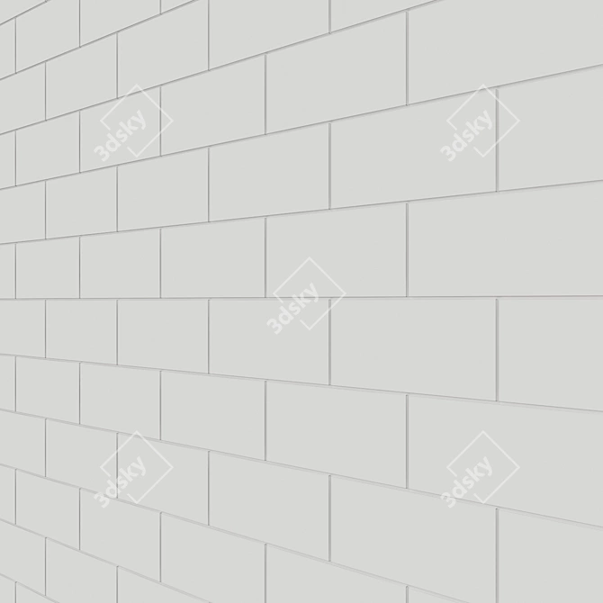 MSI Capella Brick Mosaic Tile 3D model image 5