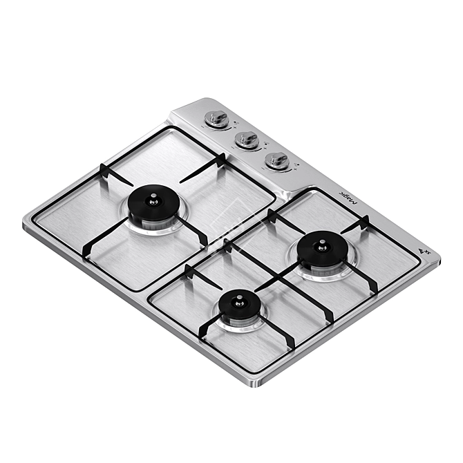 SK Magic Gas Cooktop Trio 3D model image 2