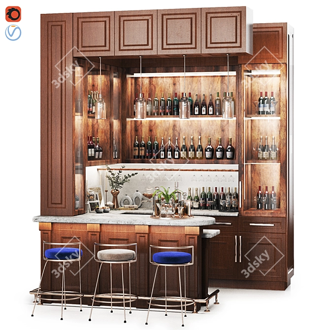 Compact Bar Version 2016 3D model image 6