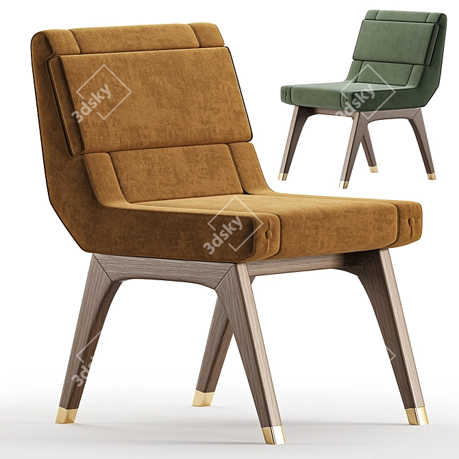 Modern 2017 CARON Chair 3D model image 1