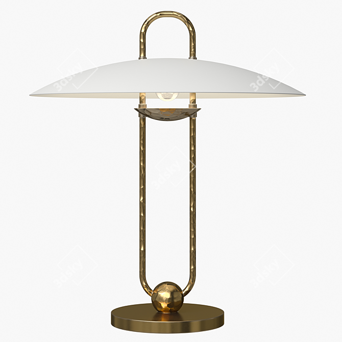 Ralph Lauren Cara Table Lamps 3D model image 2