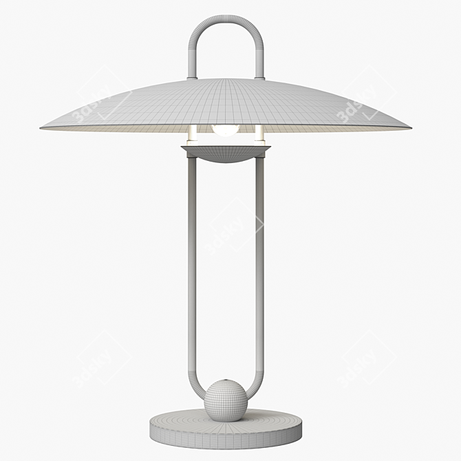 Ralph Lauren Cara Table Lamps 3D model image 4