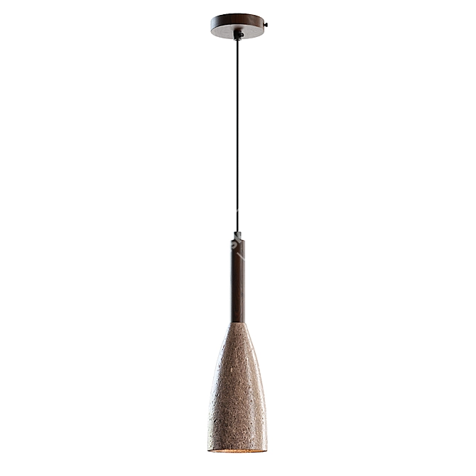 DALBY WOOD Pendant Light Model 3D model image 3