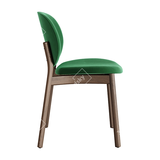 Modern Elegance in INES Chair 3D model image 3