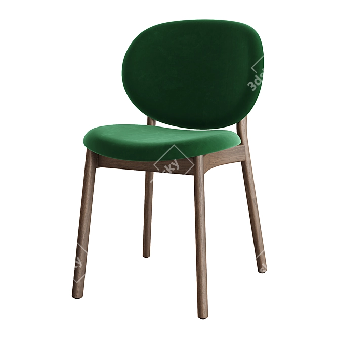 Modern Elegance in INES Chair 3D model image 4