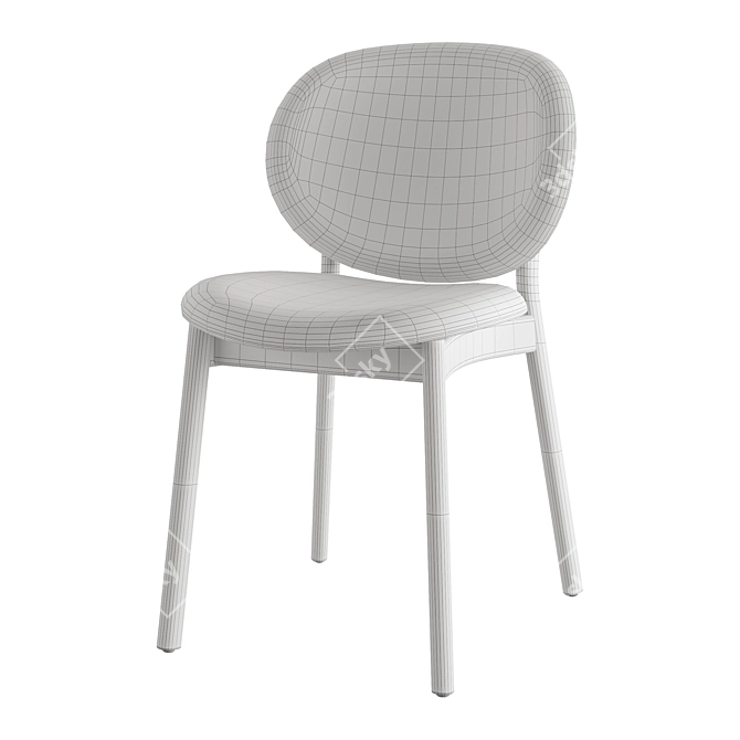 Modern Elegance in INES Chair 3D model image 5