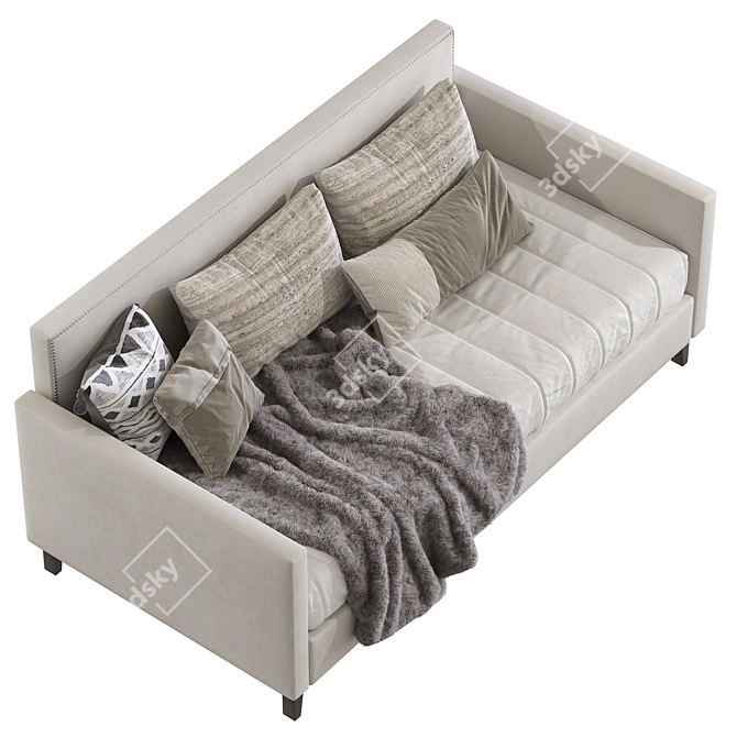 Convertible Sofa Bed Lyons 287 3D model image 3