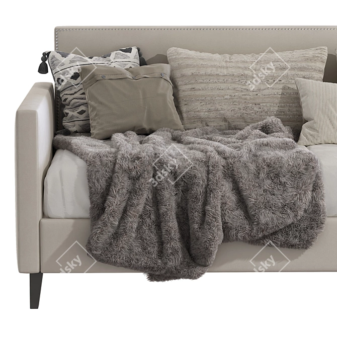 Convertible Sofa Bed Lyons 287 3D model image 6