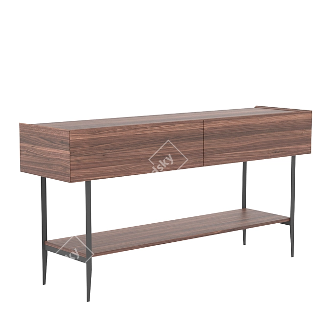 Sleek Cattelan Italia Sideboard Modernizes Spaces 3D model image 1