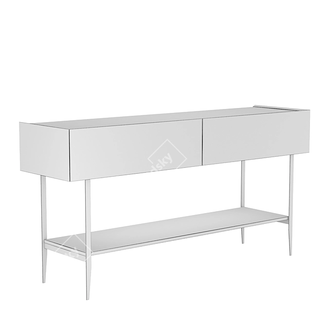Sleek Cattelan Italia Sideboard Modernizes Spaces 3D model image 2