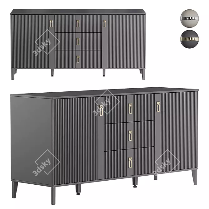 Modern Apollo AL 515/F Allegro 3D model image 3