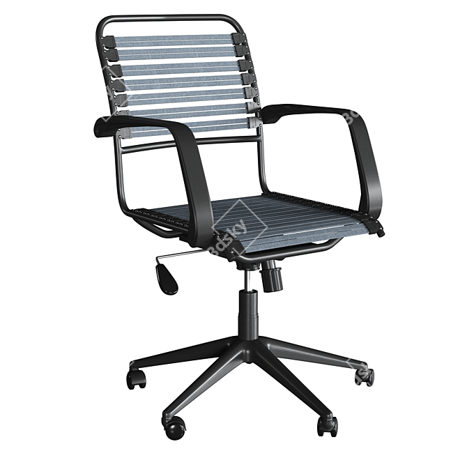 Bungee Task Chair with Turbosmooth Off 3D model image 1
