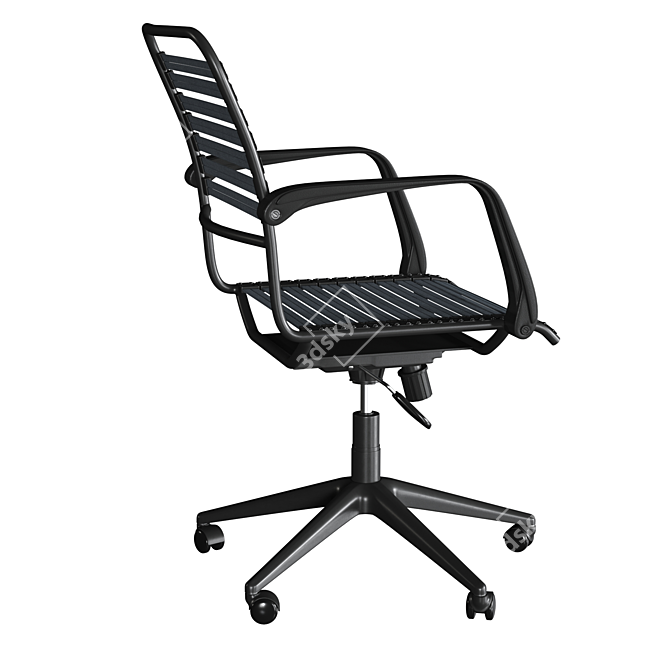 Bungee Task Chair with Turbosmooth Off 3D model image 2