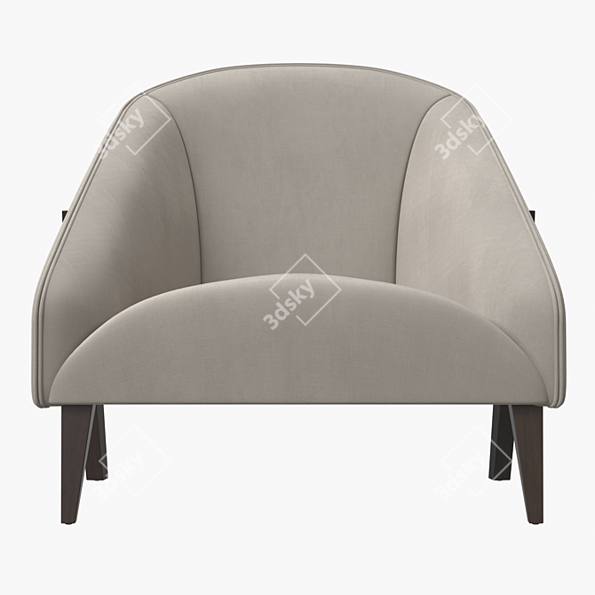 Elegant Christopher Guy Armchair 3D model image 2