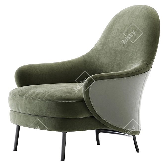 Modern Minotti Angie 2013 Sofa 3D model image 8