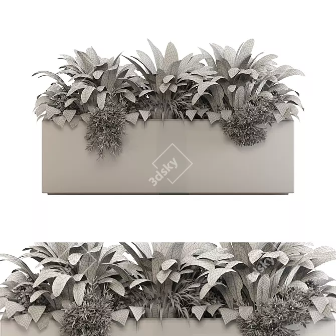 Botanical Sanctuary Outdoor Plants 3D model image 4