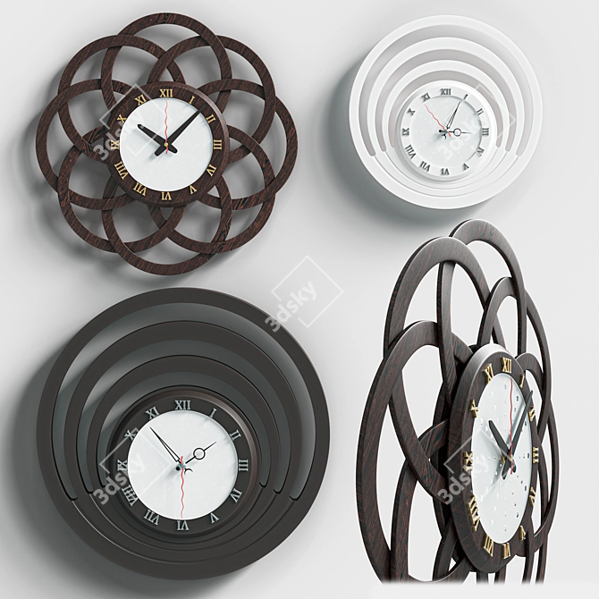 MADO Wall Clock Collection 3D model image 1