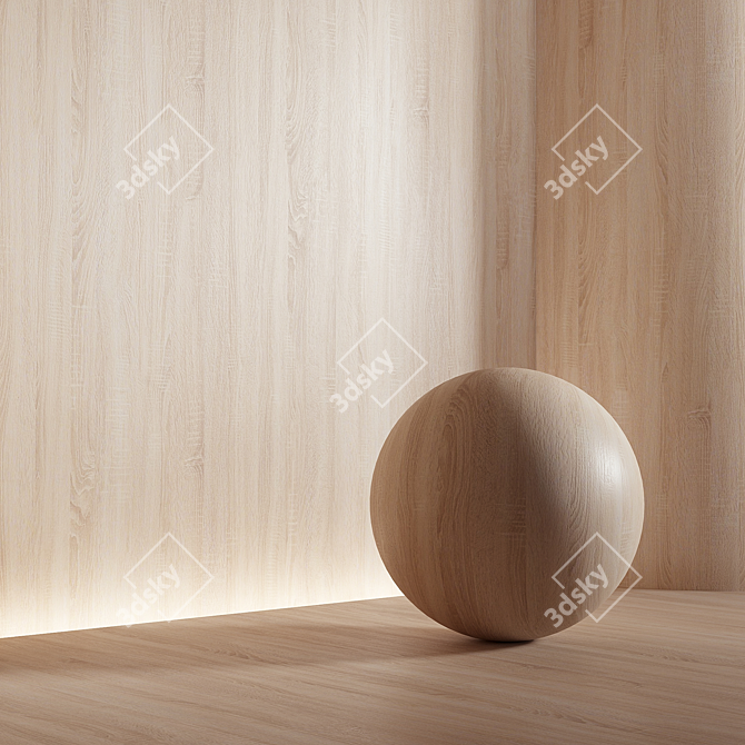  Seamless Wood Material Bundle 3D model image 1