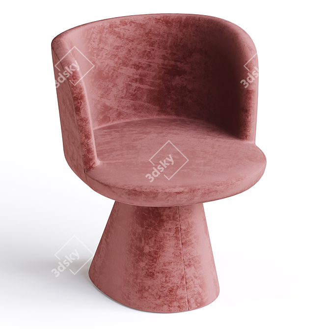 Elegant Flair Chair: Italian Design 3D model image 5