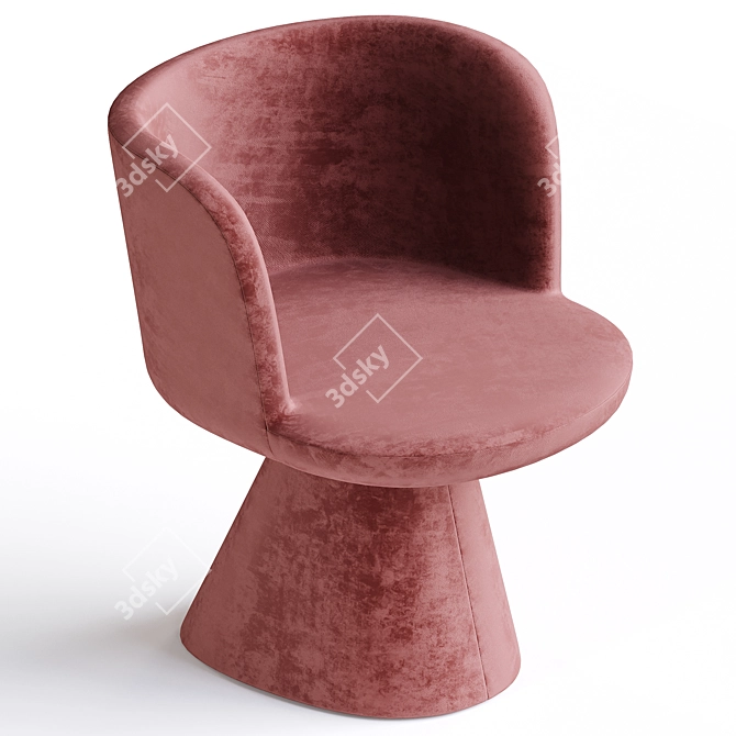 Elegant Flair Chair: Italian Design 3D model image 6