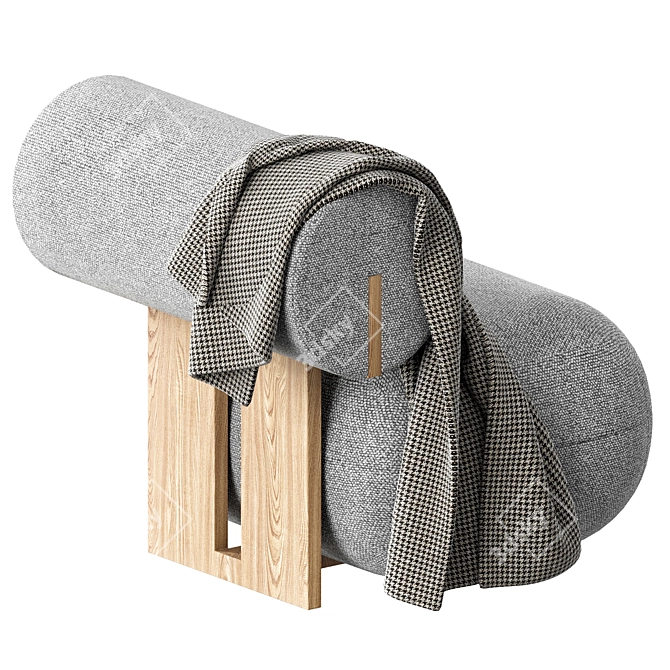 Customizable Roob Look Armchair 3D model image 5