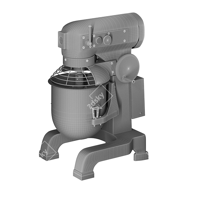 VEVOR Electric Food Mixer 15Qt 3D model image 4