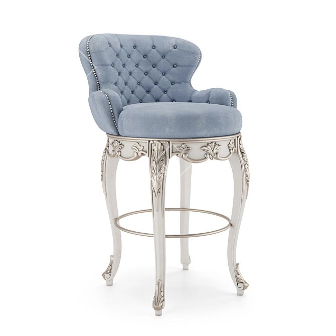 Nikolet Semi-bar Stool Romano Home 3D model image 2