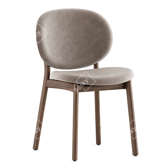 Modern Ines Chair by Calligaris 3D model image 2
