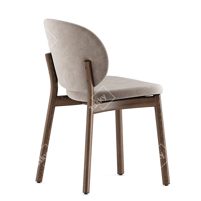 Modern Ines Chair by Calligaris 3D model image 3