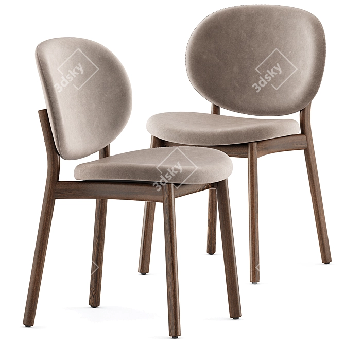 Modern Ines Chair by Calligaris 3D model image 6