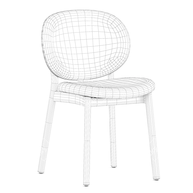 Modern Ines Chair by Calligaris 3D model image 10