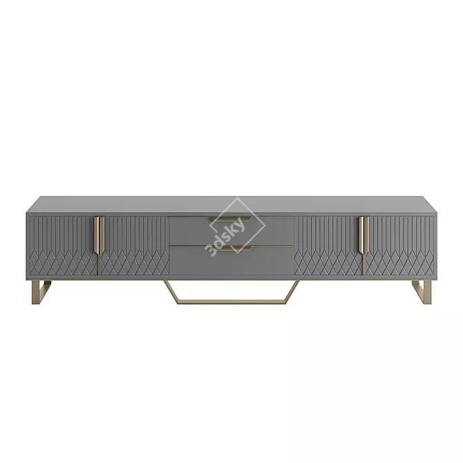 IRONTAV TV Stand 3D Model 3D model image 2