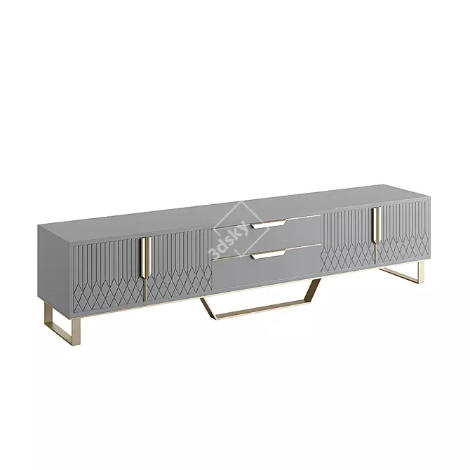 IRONTAV TV Stand 3D Model 3D model image 5