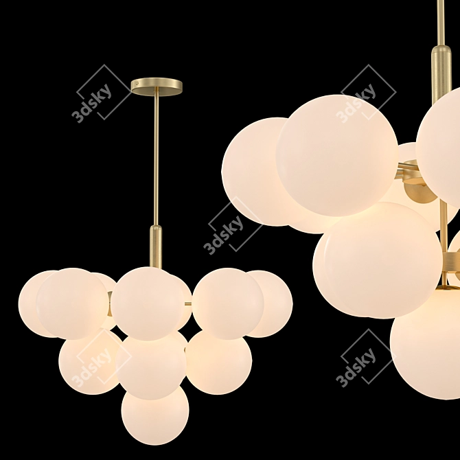 Elegant Polaris Chandelier 3D Model 3D model image 2