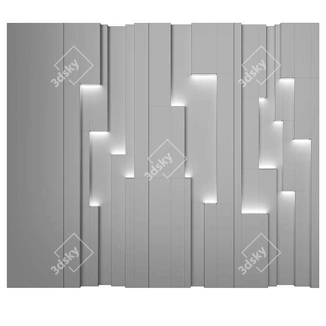 Reforma 001 LED Wall Panel 3D model image 2