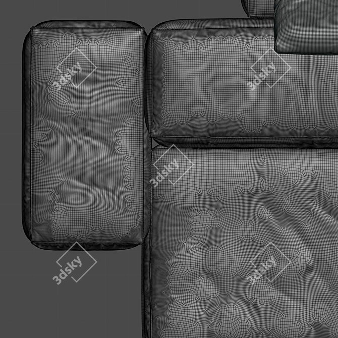 Exquisite Livingdivani Sofa Collection 3D model image 4