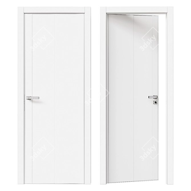 ProfilDoors SMK Model 5SMK Mirrored Door 3D model image 2