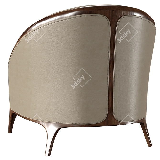 Contemporary Versatile Katrine Armchair 3D model image 3
